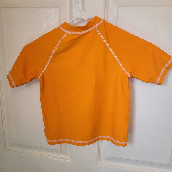 (1607) Flapdoodles Children's Outdoor Sun/Swim Shirt, UPF-50, Size: 5 Orange - Picture 9 of 12